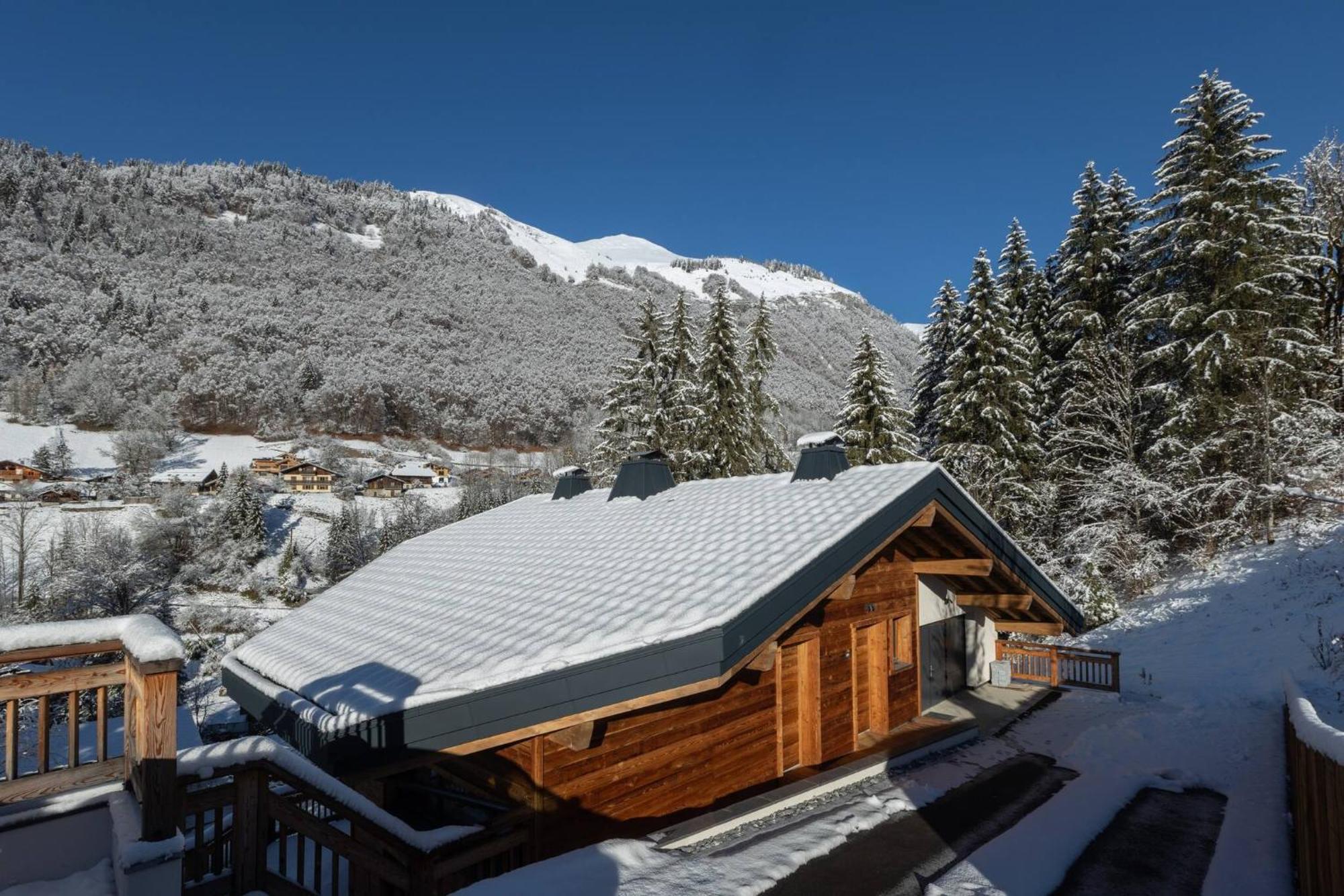 Les Petits Ours Montriond Superbe 8 14 Personnes Villa Bagian luar foto